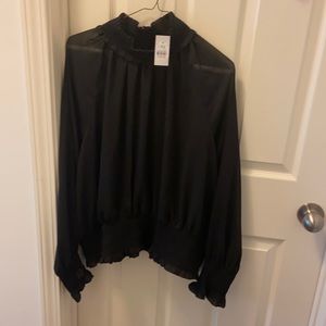 New w/ tags black Ann Taylor shirt in size L